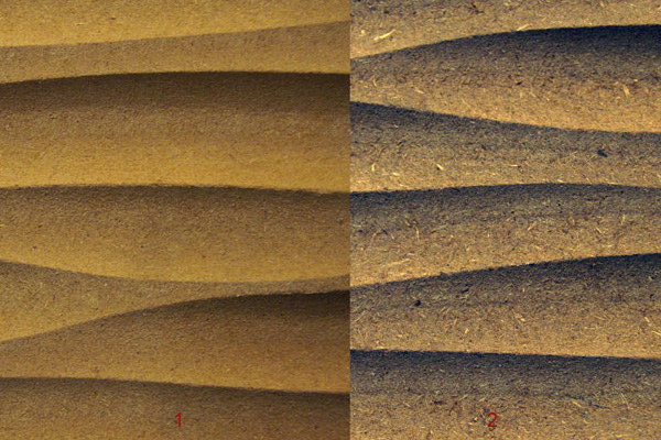 2 different kinds of raw finish mdf panels